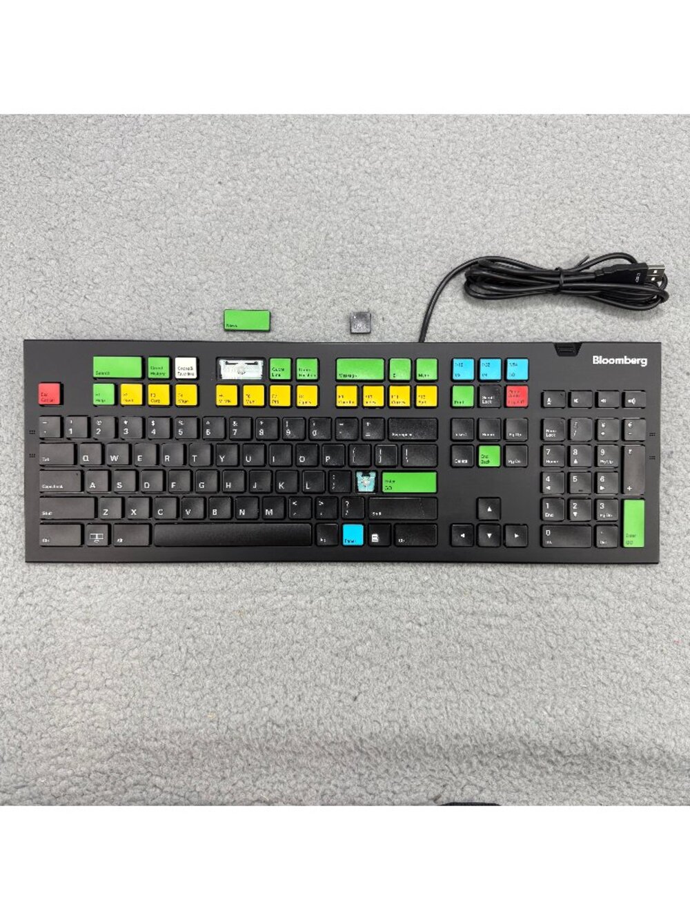 Bloomberg STB100 Keyboard Black Financial Trading Stock USB Wired Terminal